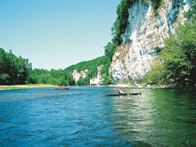 Descente de la Dordogne en canoë-kayak